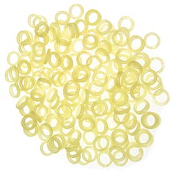 INTRA-ORAL AMBER LATEX ELASTICS 1/8" MEDIUM 340003818M4
