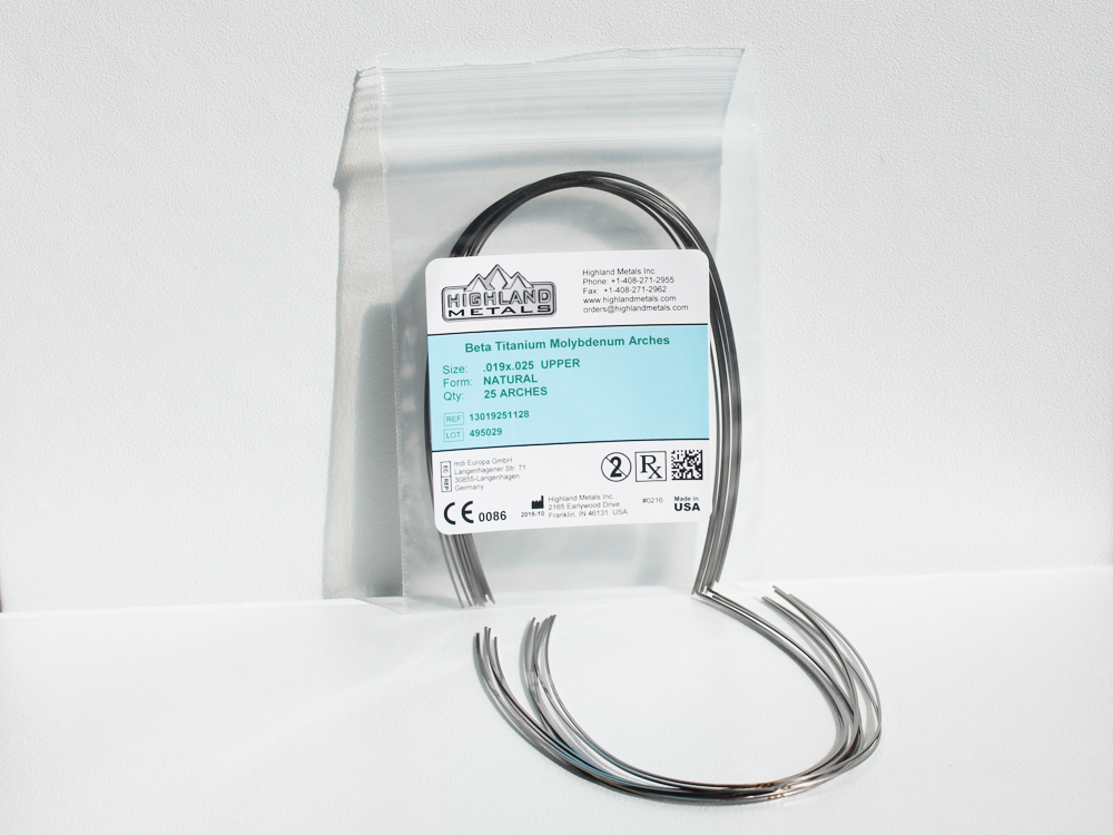 beta titanium molybdenum wire